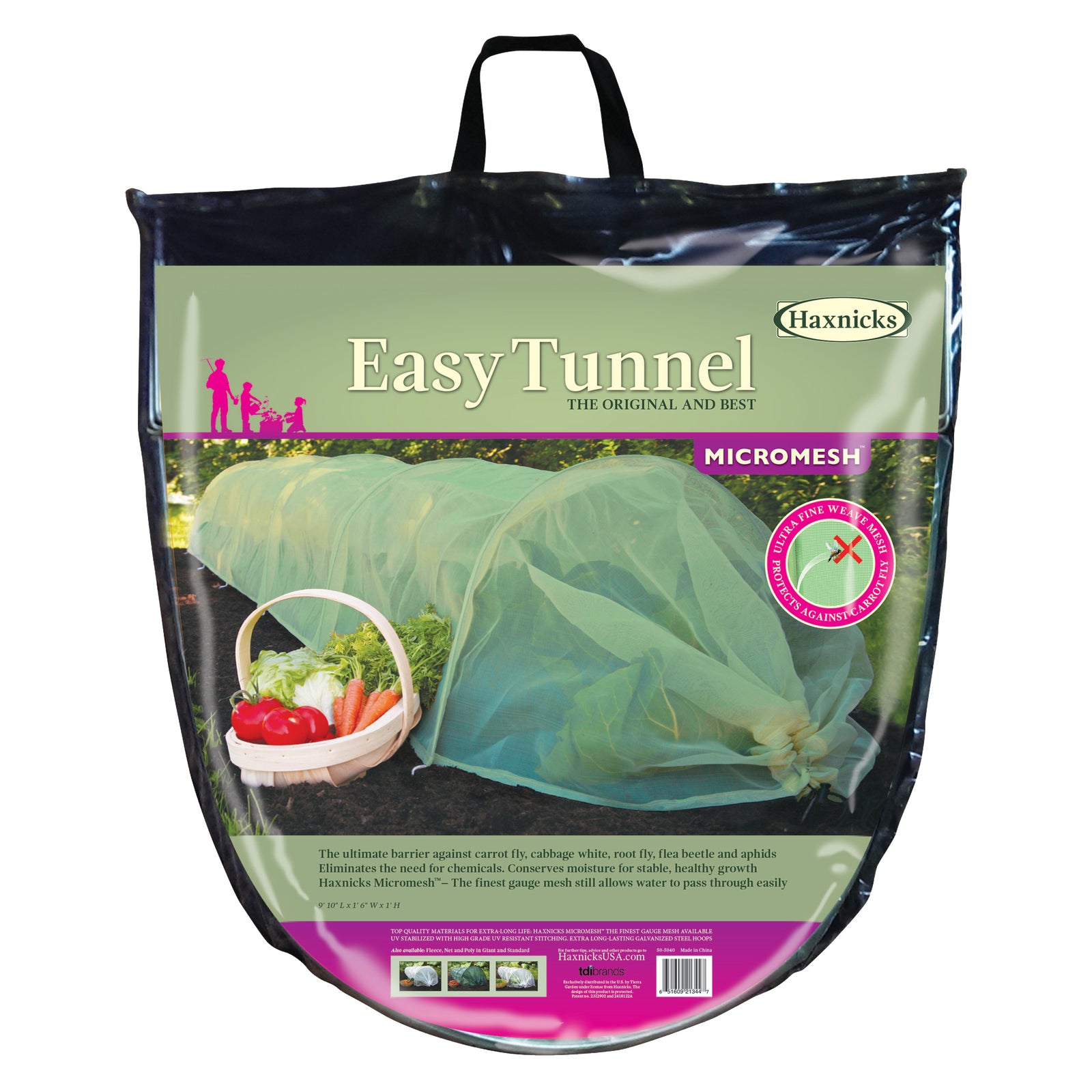 Easy Micromesh Garden Tunnel, 118"L x 18"W x 12"H 1.8lbs