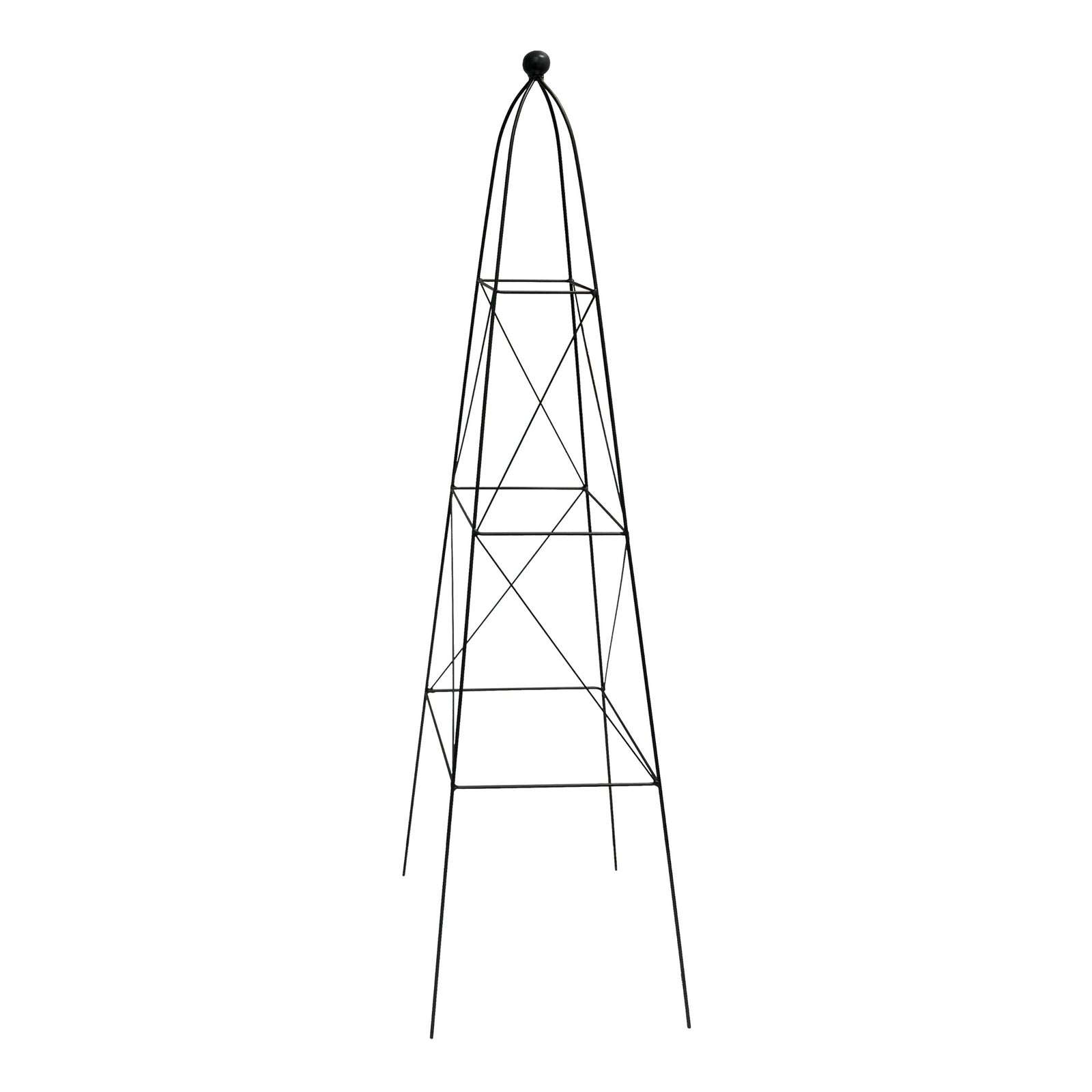 RHS King Obelisk Ultra – 47" Powder-Coated Steel Climbing Plant Support