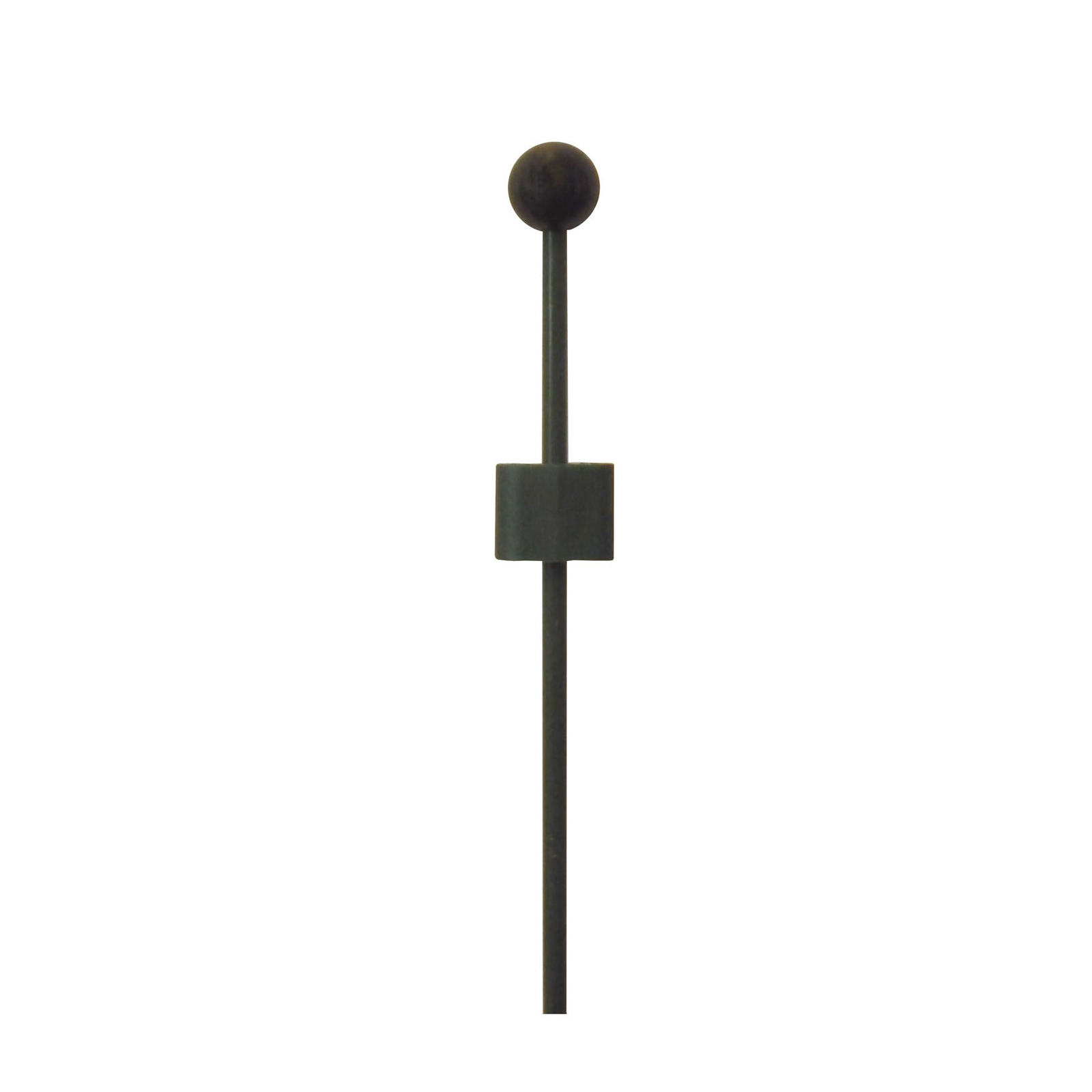 24" Mini Plant Support Stake with coupler and vinyl sleeve for indoor plants.