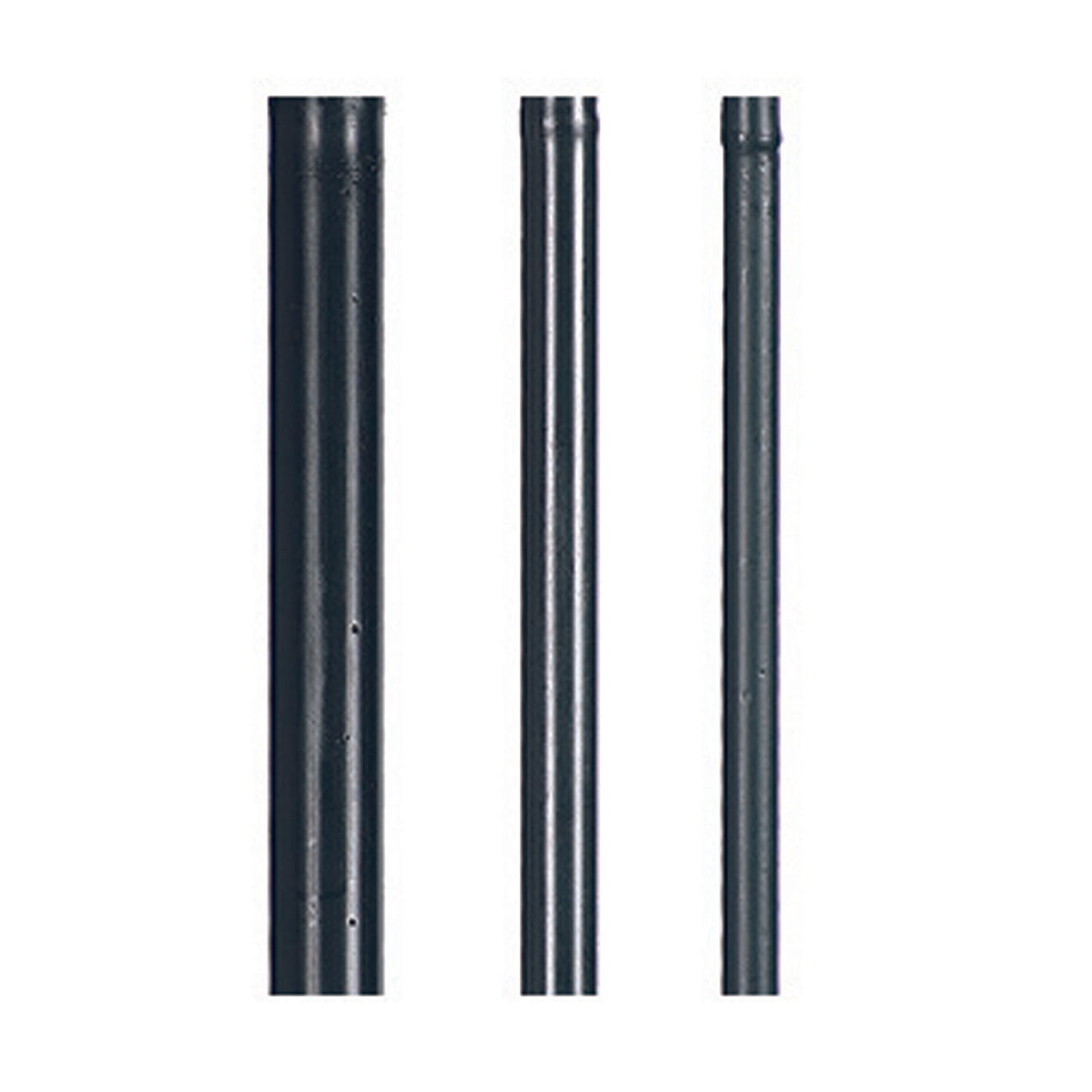 Plant Support Stake Veggie 60" black plastic-coated steel tubes for vegetable garden.