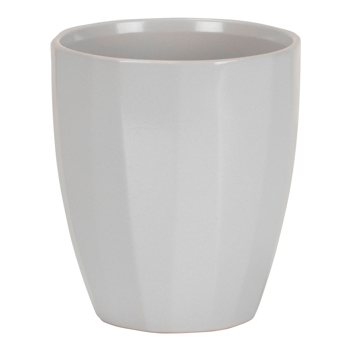 5.75" Gray Ceramic Elegance Pot