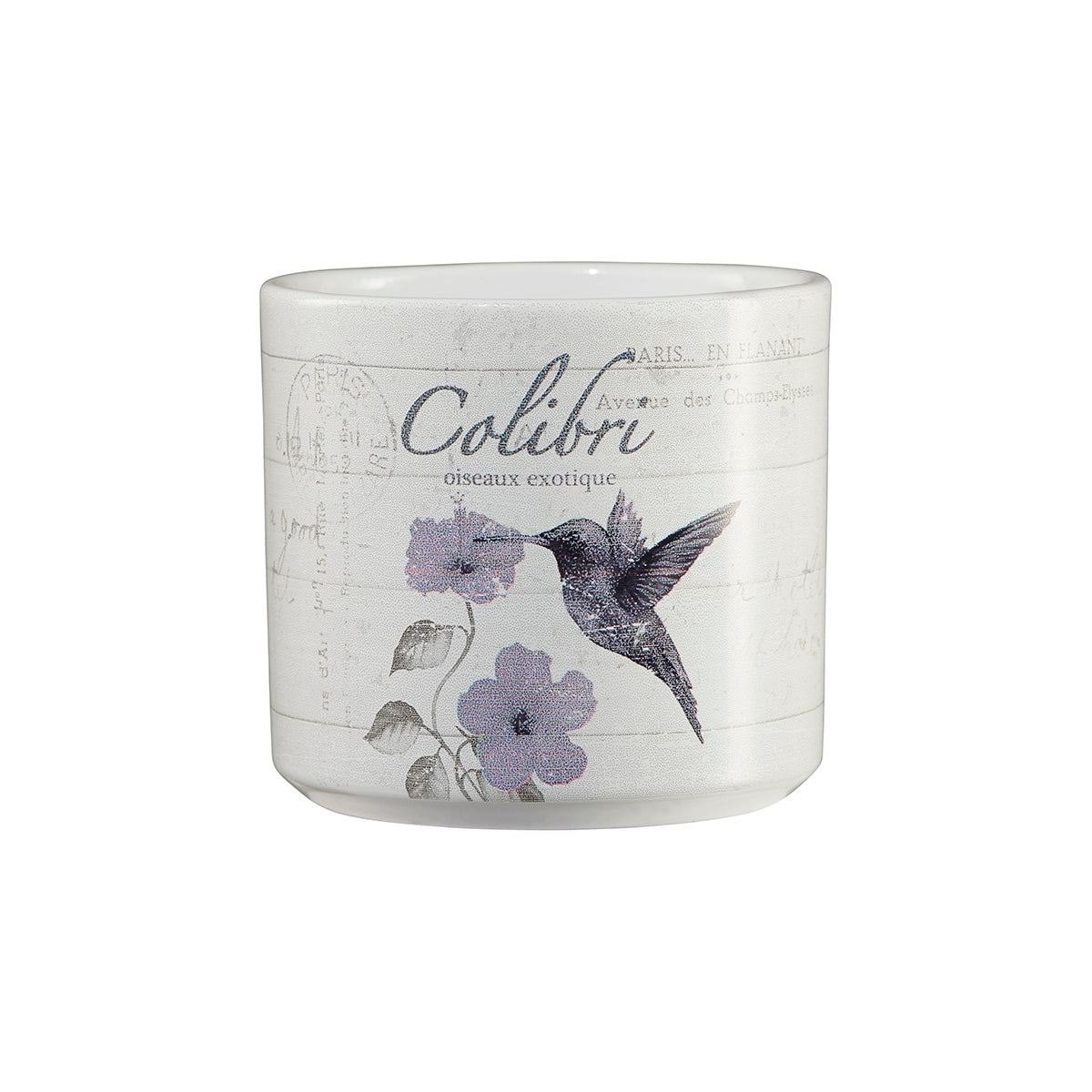 3.1" Colibri Ceramic Vintage Animals Pot