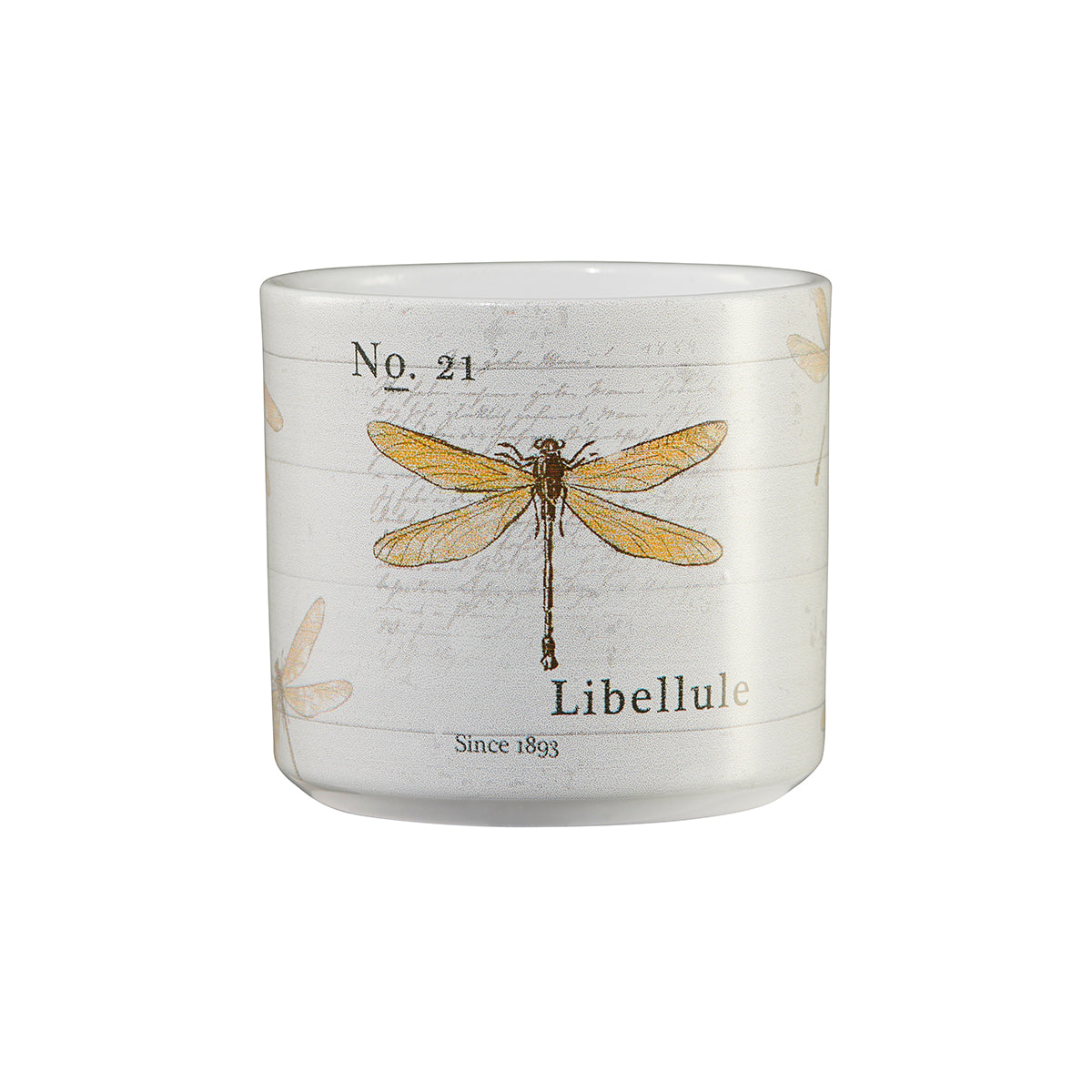 3.1" Libellule Ceramic Vintage Animals Pot