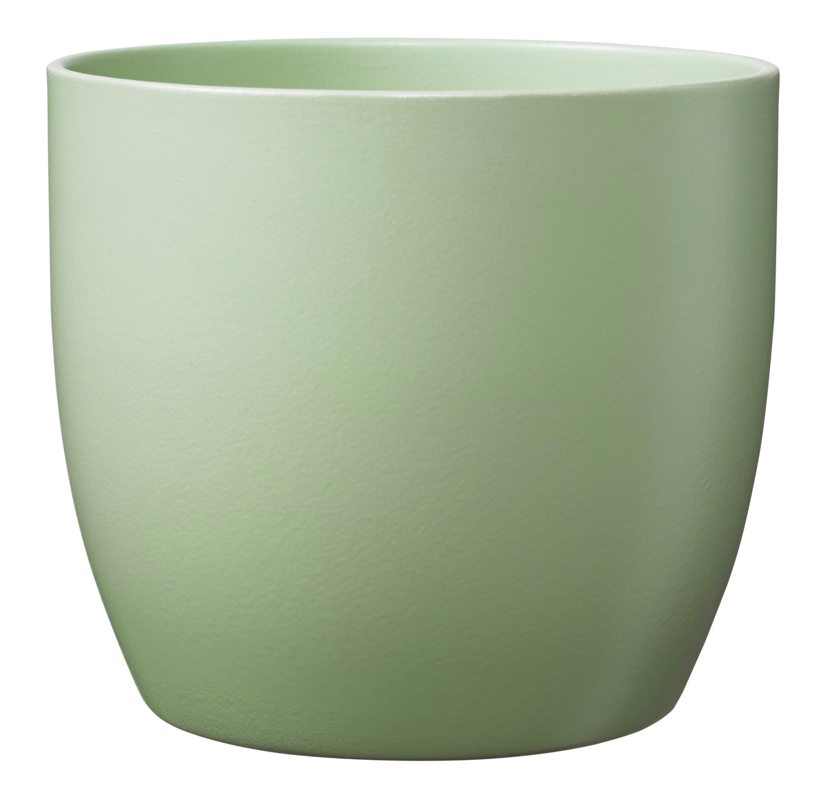 5.1" Matte Linden Green Ceramic Basel Fashion Pot