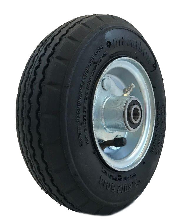 8" Pneumatic Tire w/tube 4" hub