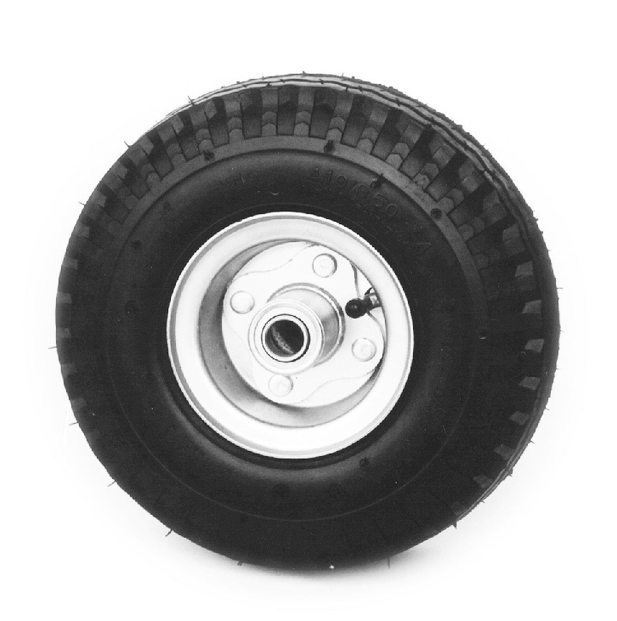8" Pneumatic Tire w/tube 4" hub