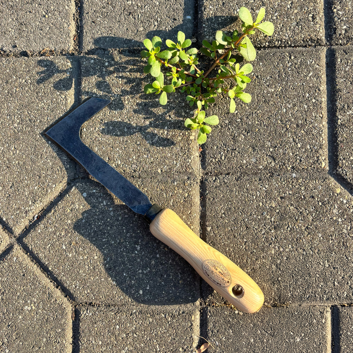 DeWit Patio Knife - Paver Weeding Tool, Head 5.5"L X 3"W Total Length: 11" 0.5 lbs