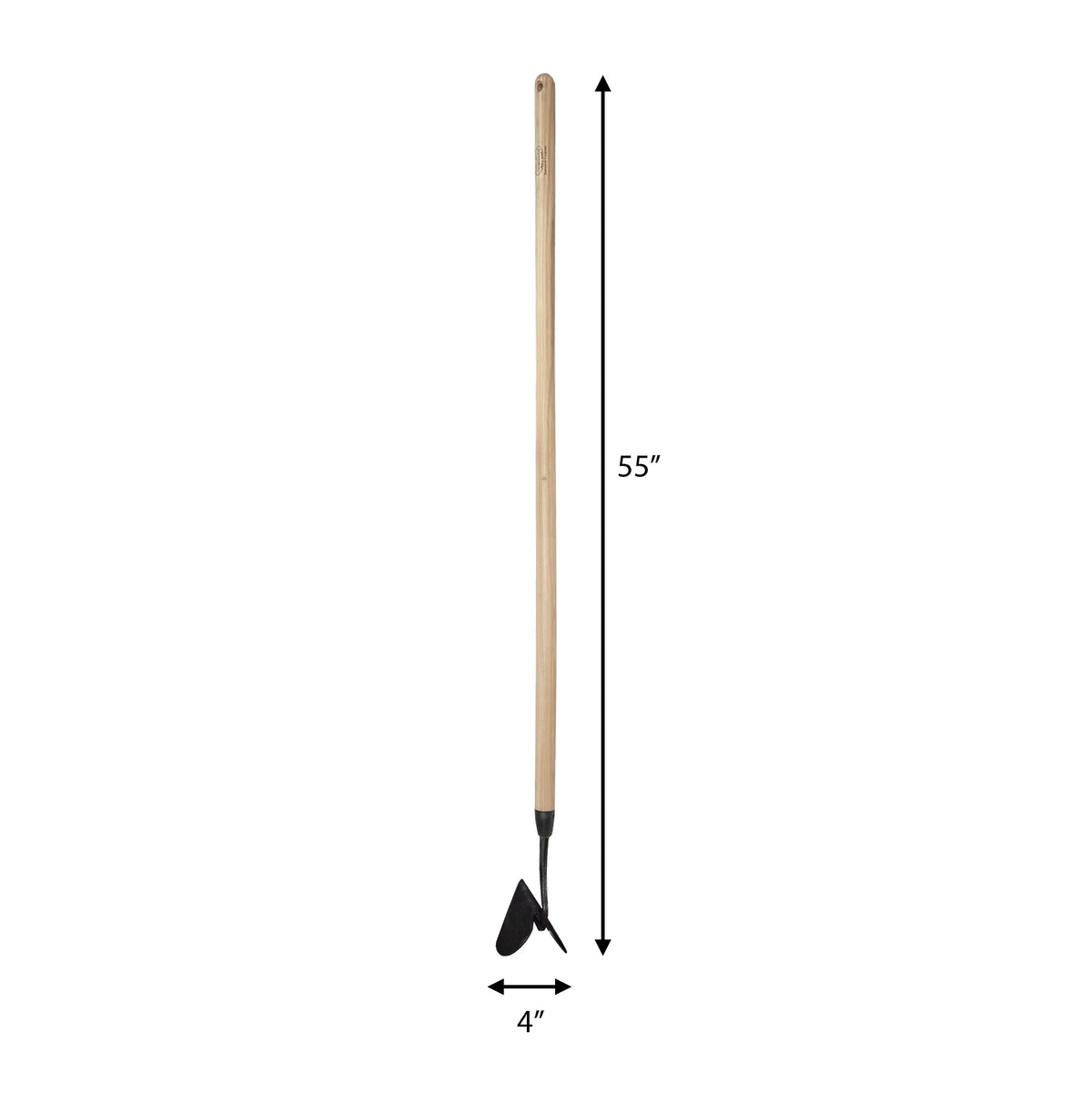 DeWit Long Handle Hand Plow – 55" Garden Cultivator | Hand-Forged Boron Steel
