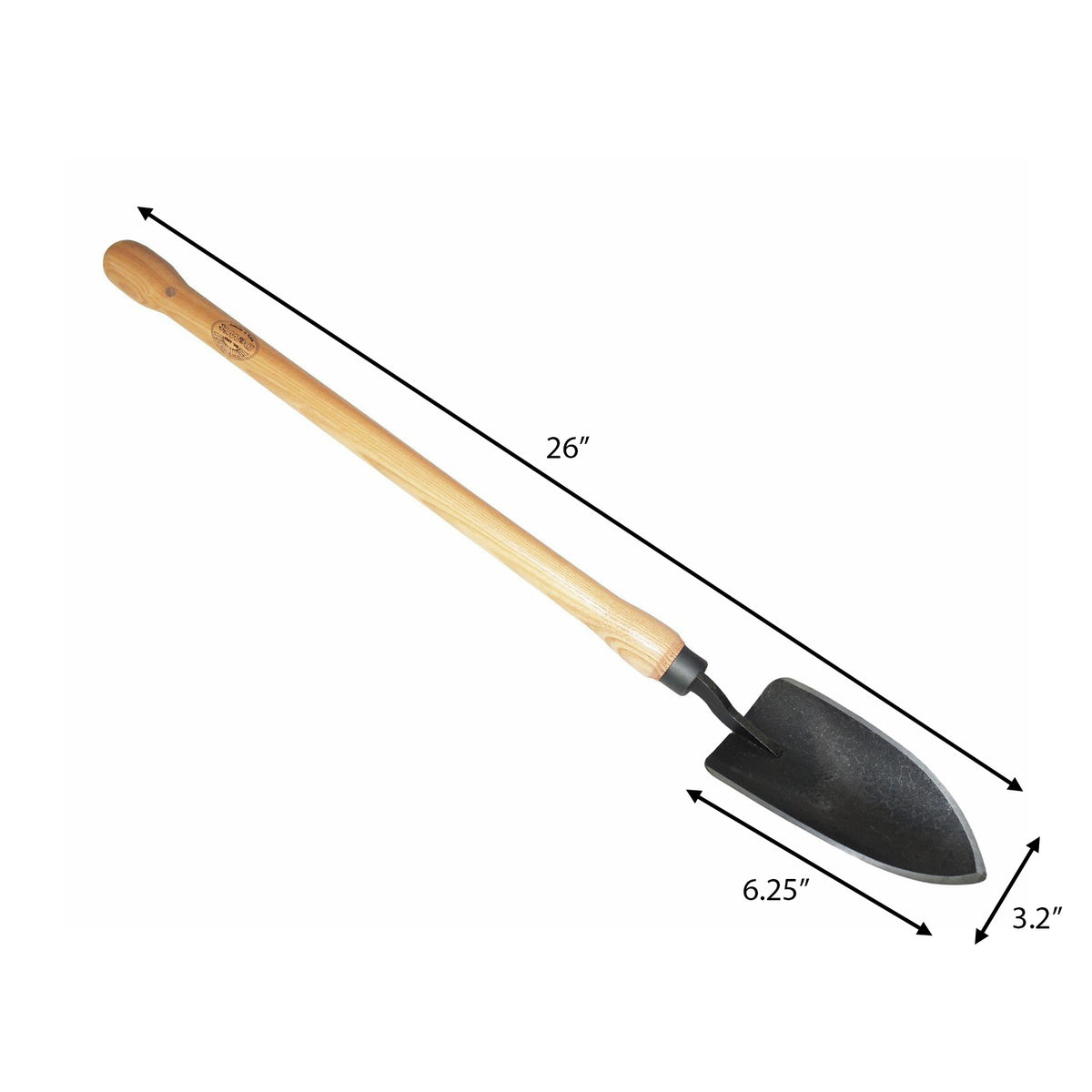 DeWit Welldone Drop Grip Trowel – Long-Handled Precision Trowel