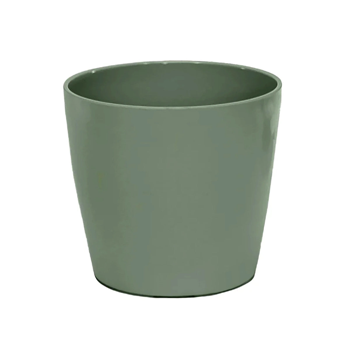 Self-Watering Plant Pot Set of 2, 5" Green Flower & 7" Sage Green