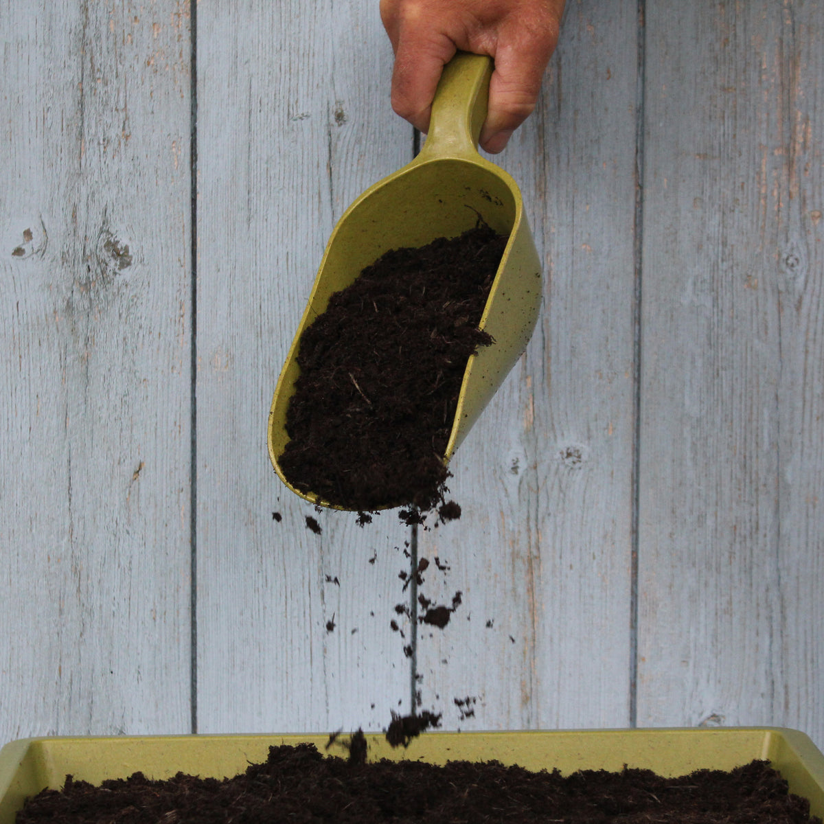 Bamboo Scoop – Sustainable & Biodegradable Garden Tool