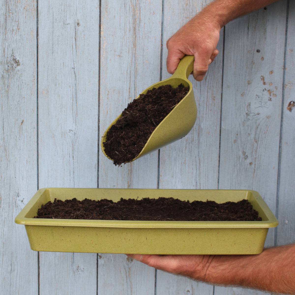 Bamboo Scoop – Sustainable & Biodegradable Garden Tool