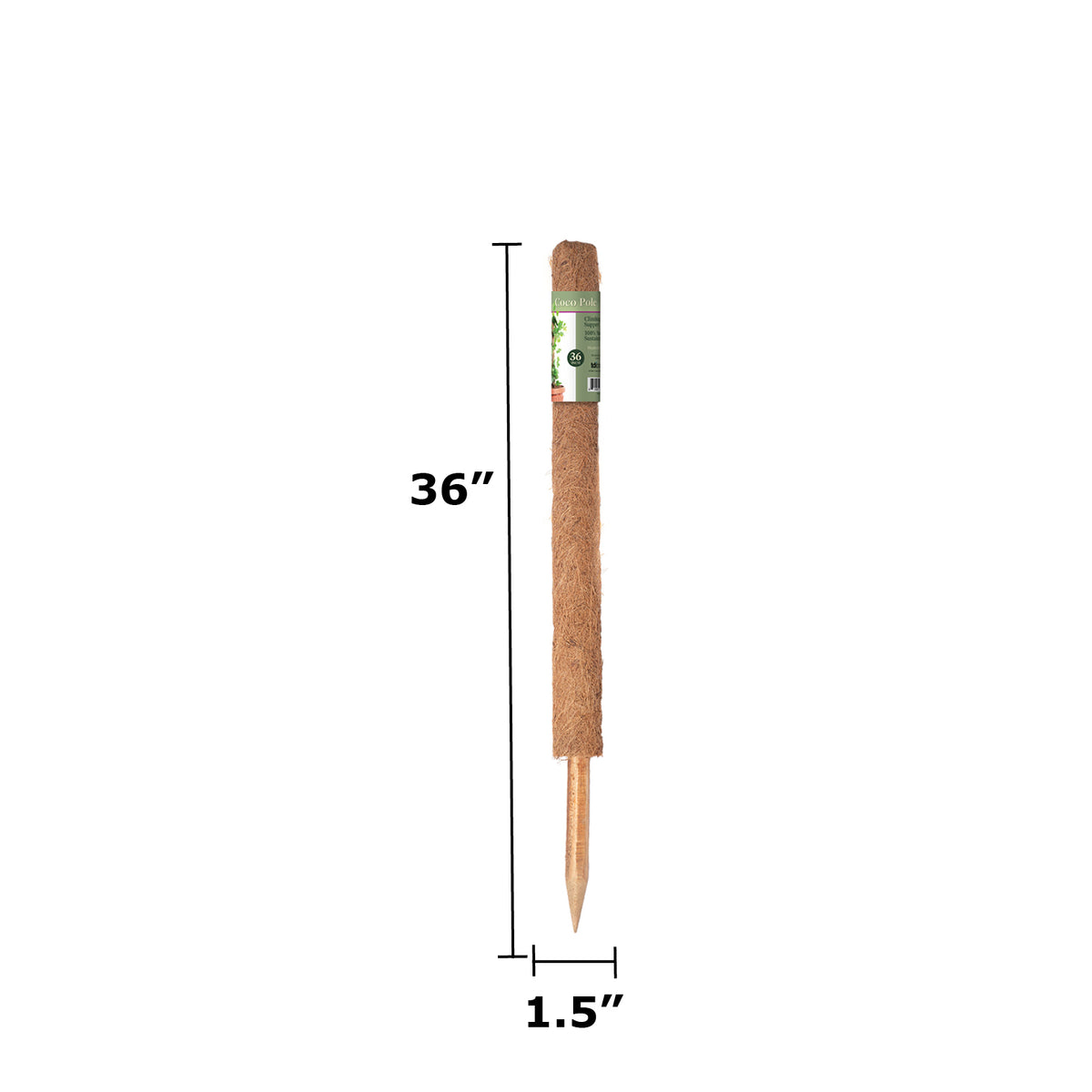 Coco Pole – 36" Plant Support