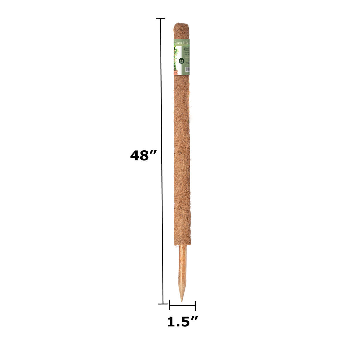 Coco Pole – 48" Plant Support