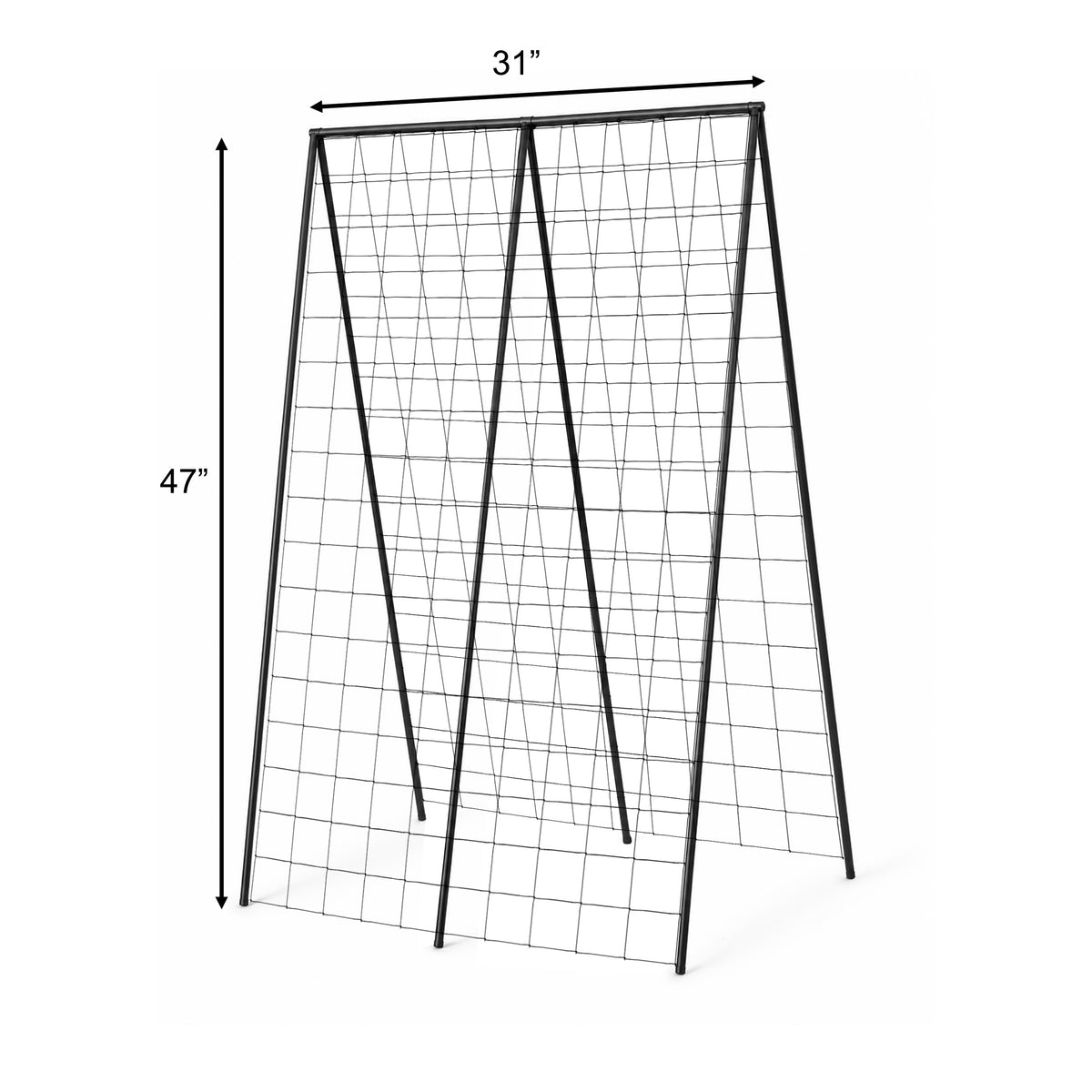 Haxnicks Pea & Bean Steel Growing Frame with Climbing Plant Netting