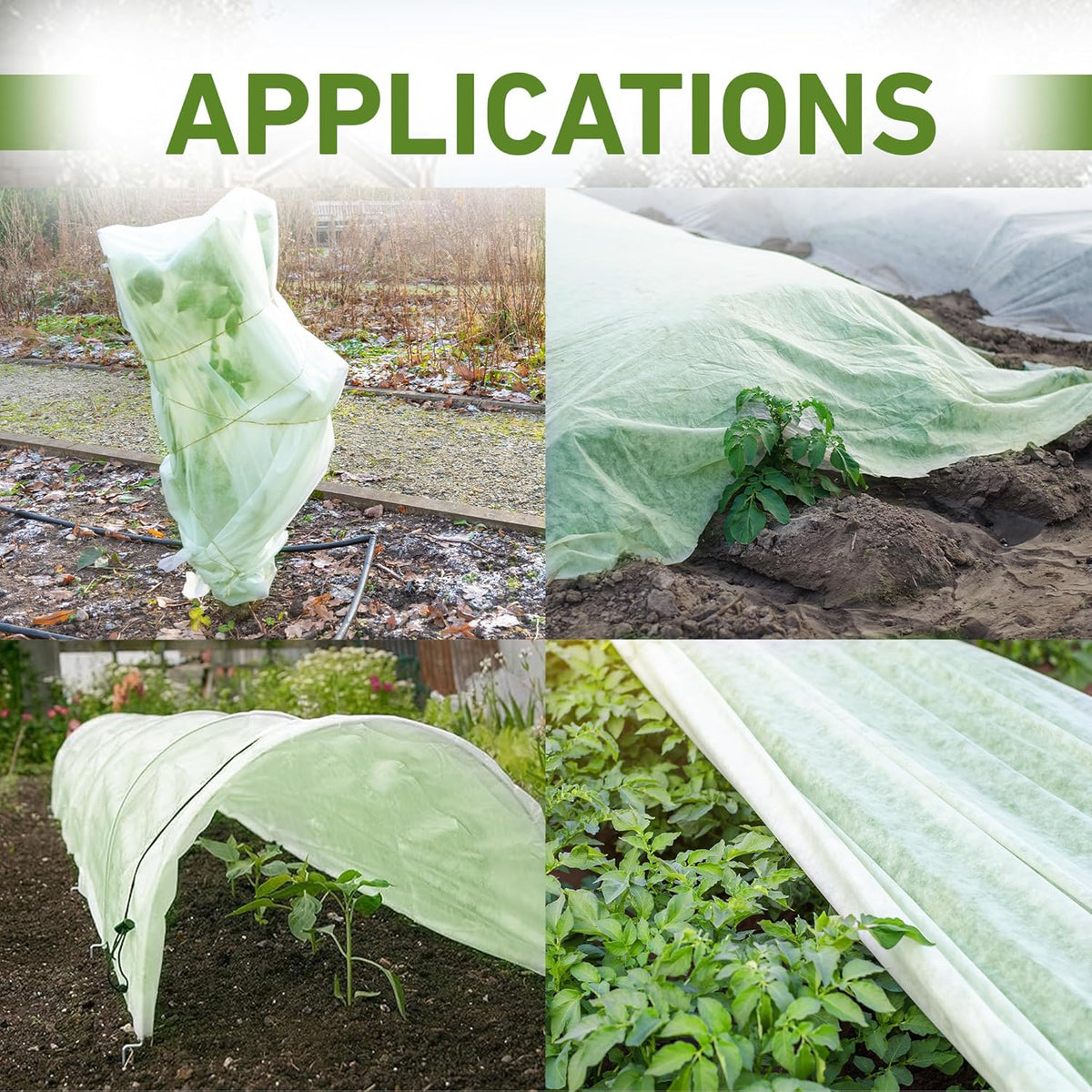 Easy Micromesh Garden Tunnel, 118"L x 18"W x 12"H 1.8lbs
