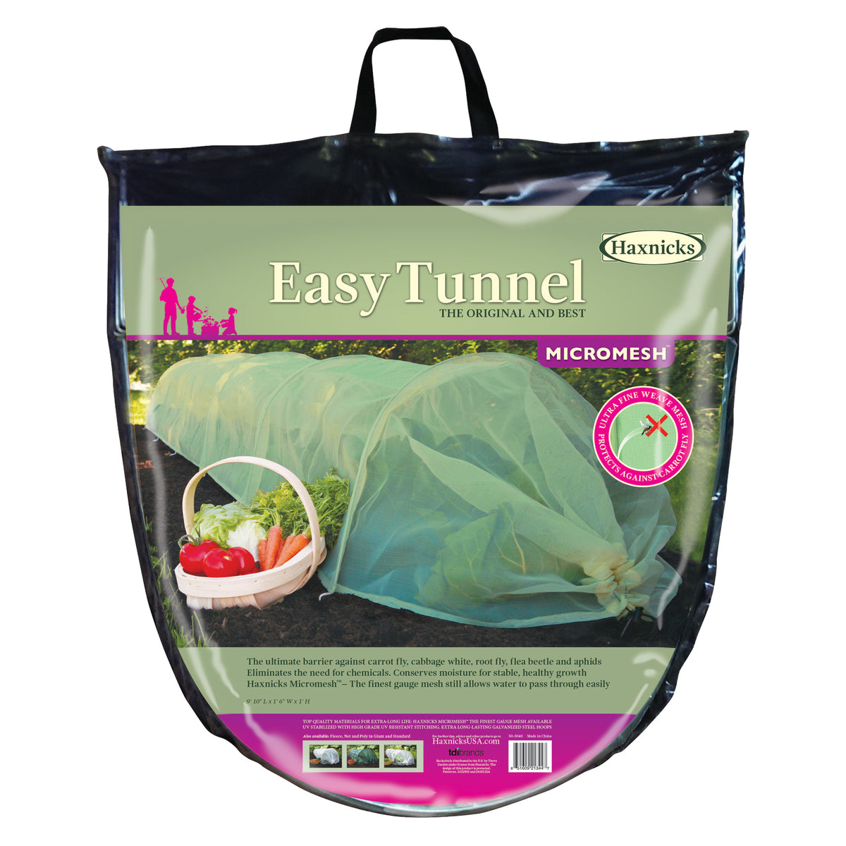 Easy Micromesh Garden Tunnel, 118"L x 18"W x 12"H 1.8lbs