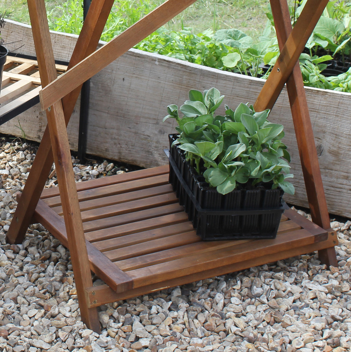 Haxnicks Hardwood Potting Table