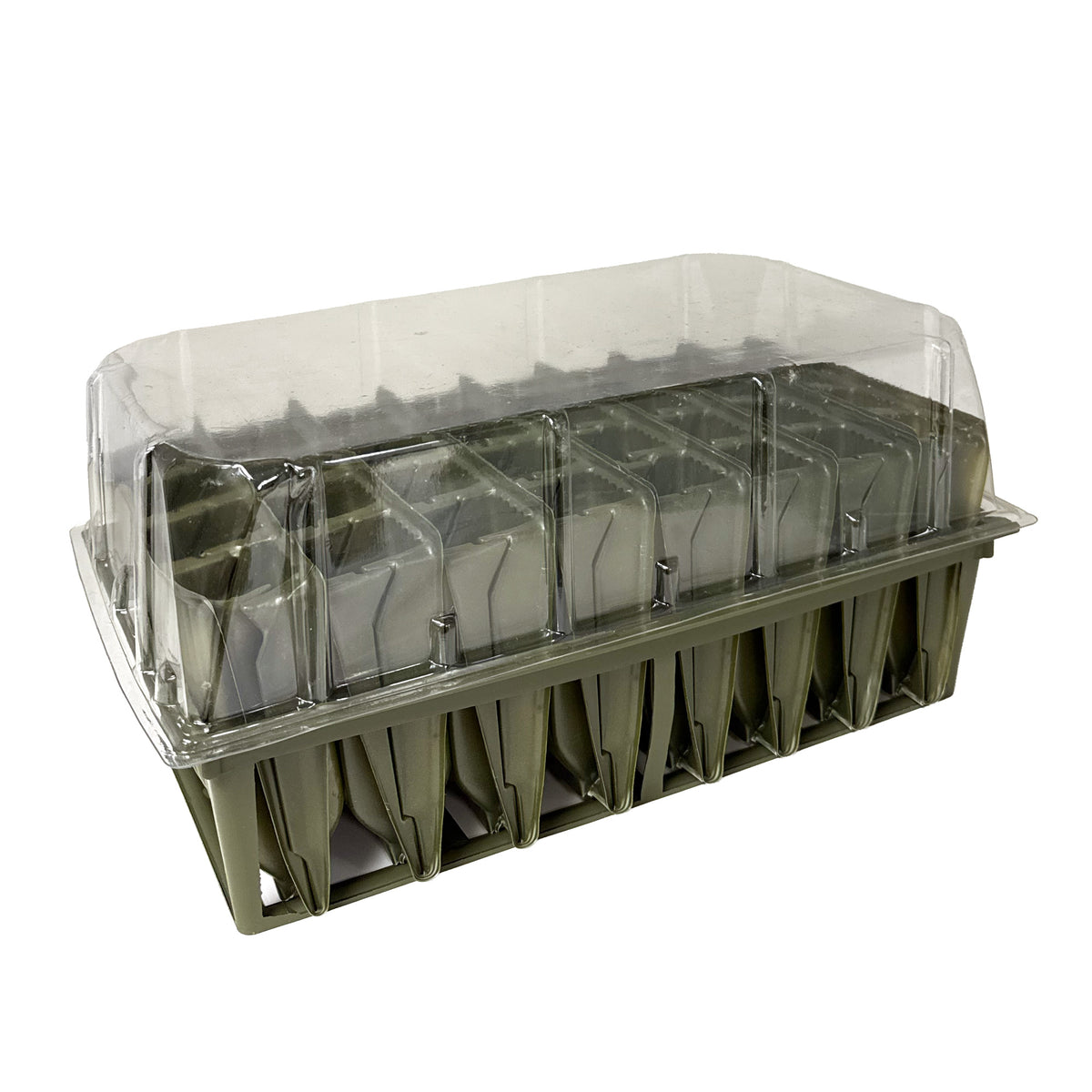 Haxnicks Rootrainer Racking Station w/ 8 Deep Rootrainers 5" Deep