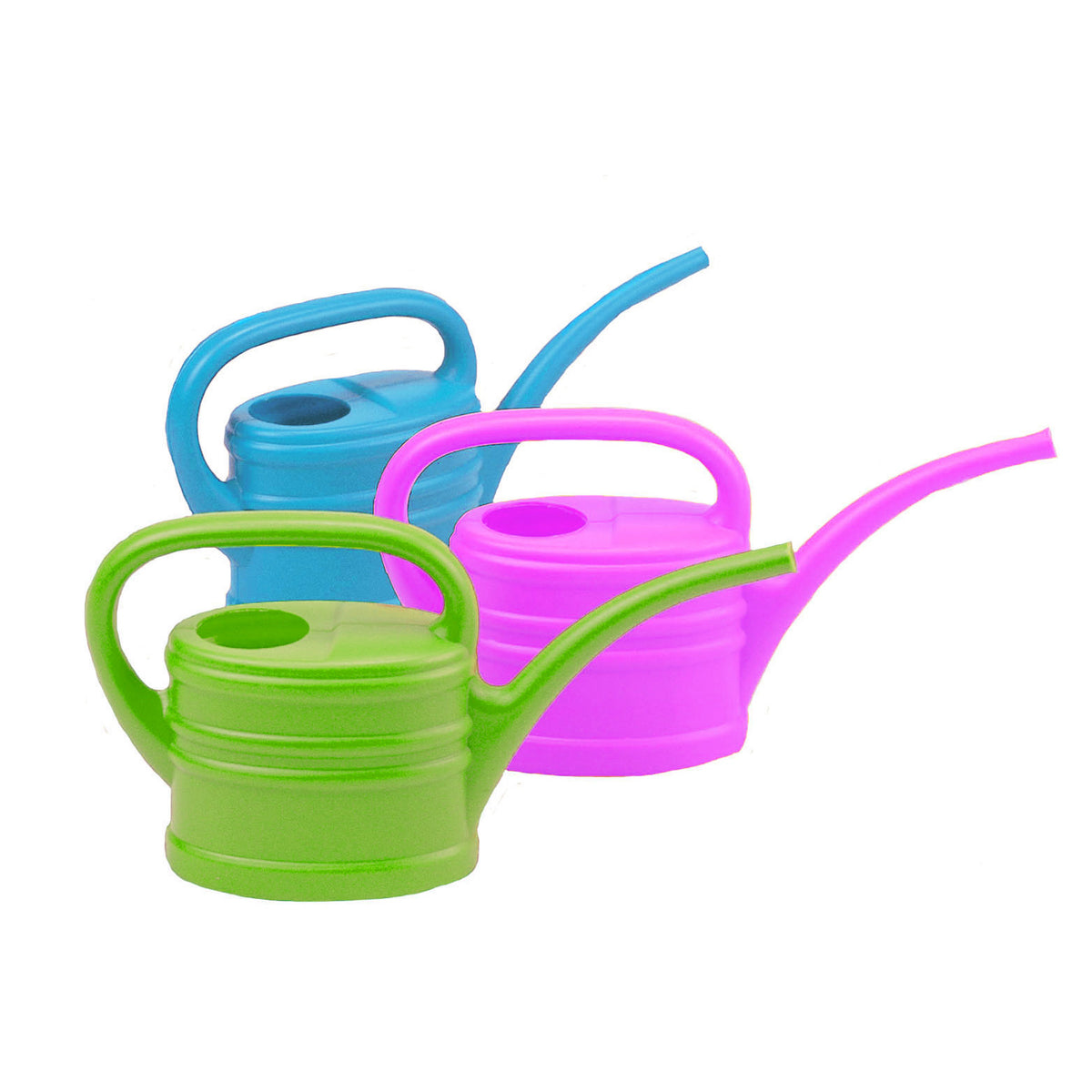 1 Pint Pink Plastic Watering Can – Lightweight Indoor Plant & Kids Watering Can