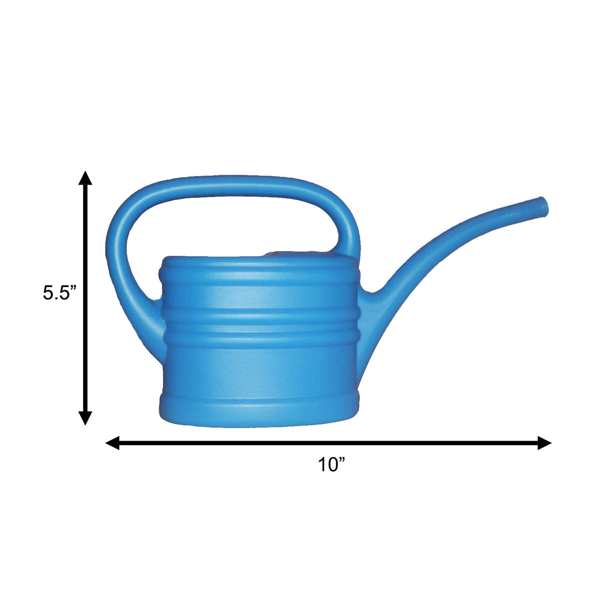 1 Pint Blue Plastic Watering Can – Lightweight Indoor Plant & Kids Watering Can