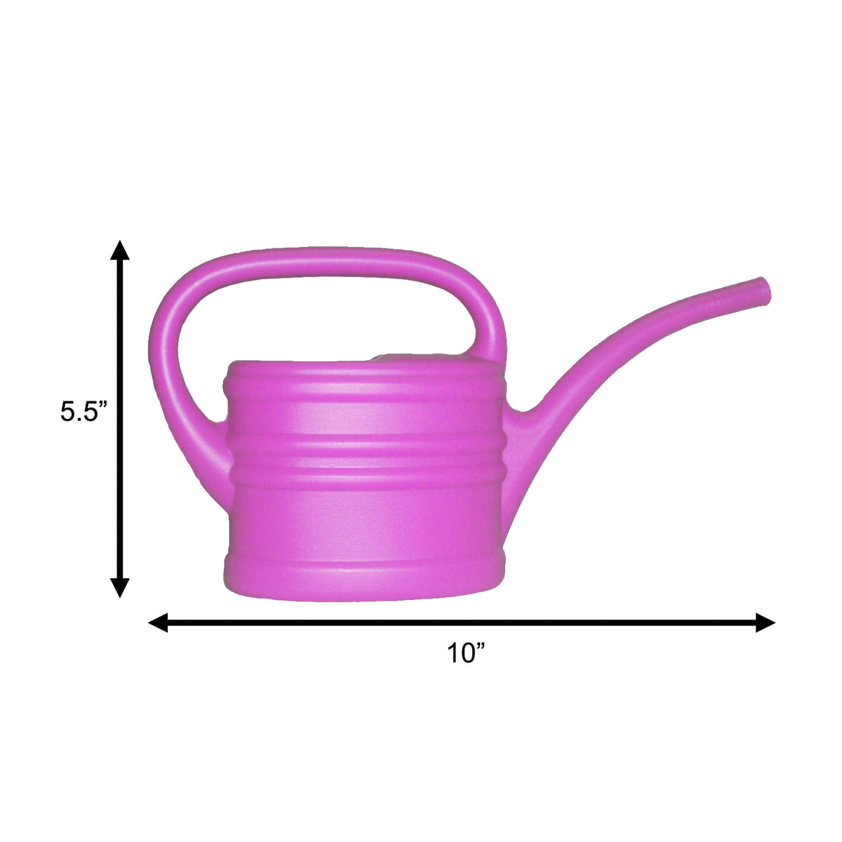 1 Pint Pink Plastic Watering Can – Lightweight Indoor Plant & Kids Watering Can