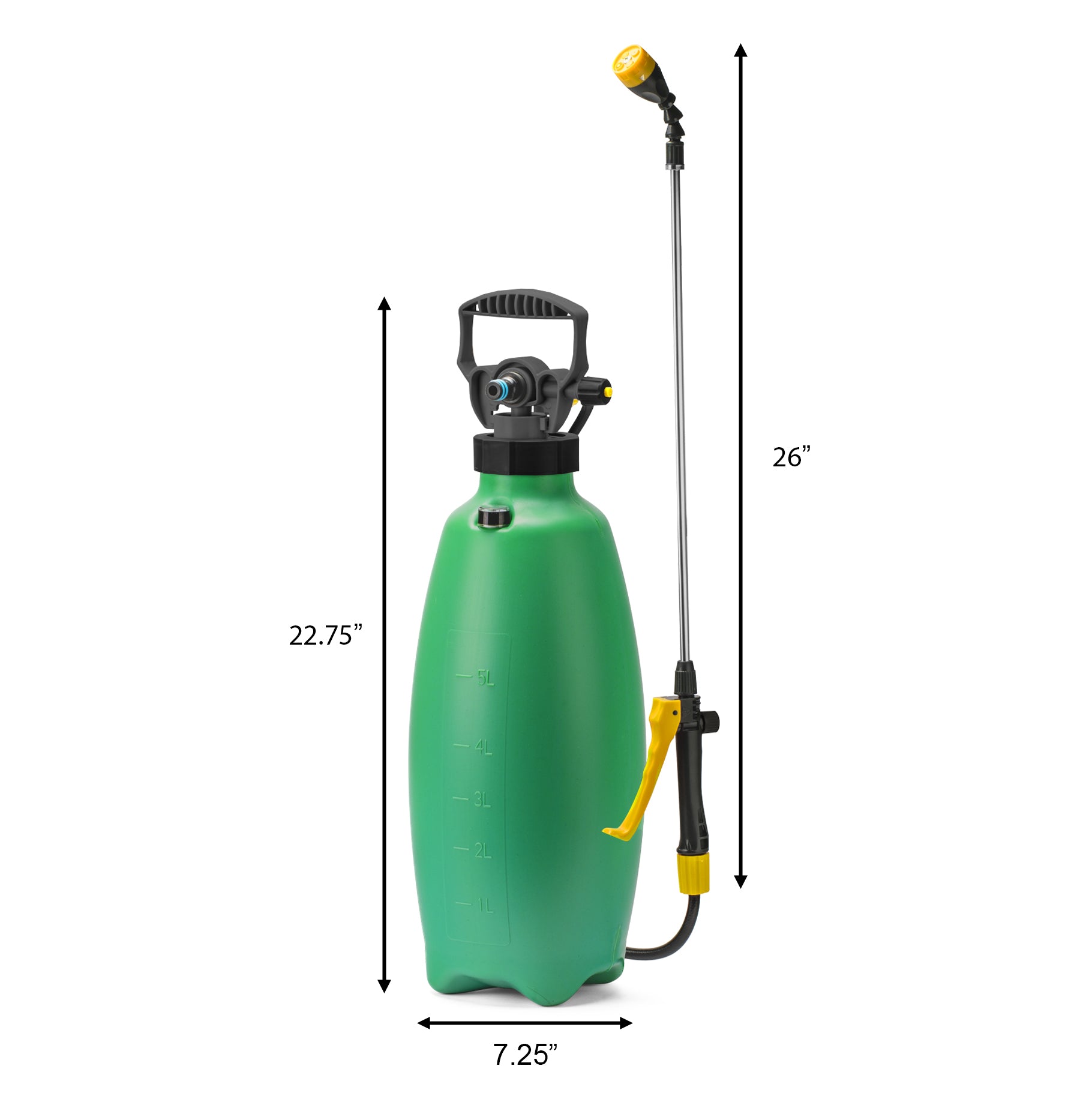 garden spray machine Aussie EzySpray 1.3 Gal Handheld Garden Sprayer with Power Pouch, No Pump or Battery Needed
