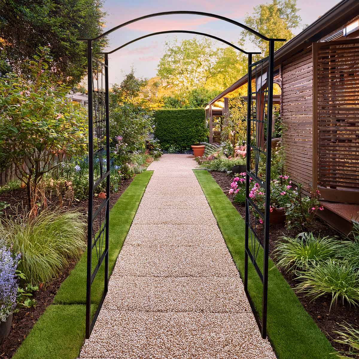 Elegance Garden Arch 17.75"D x 46"W x 82"H