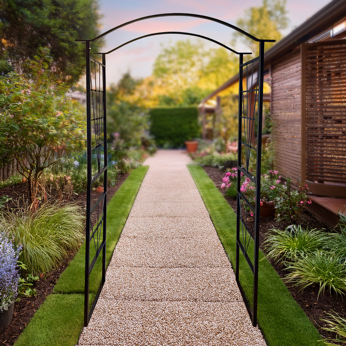 Elegance Garden Arch 17.75"D x 46"W x 82"H