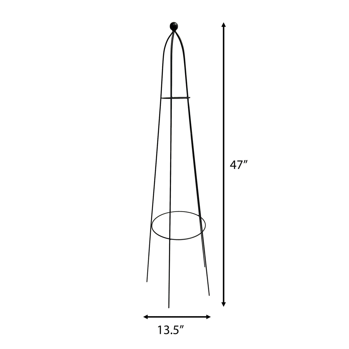 Queen Obelisk Classic – Stylish Garden Plant Support
