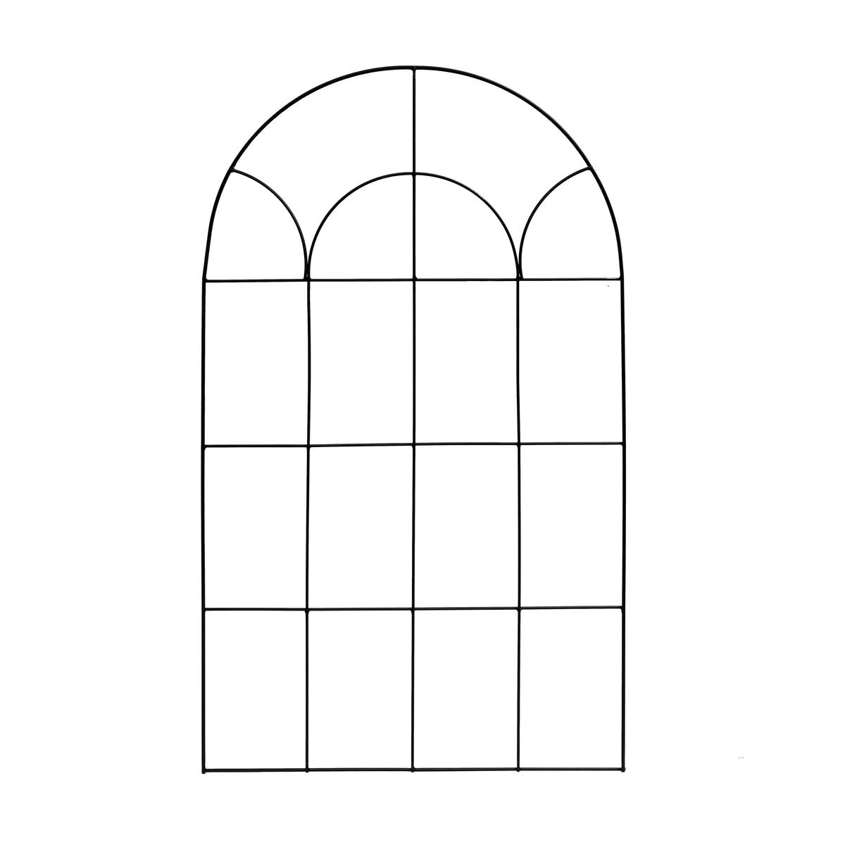 Round Wall Trellis | Decorative Steel Garden Trellis for Climbing Plants & Flowers