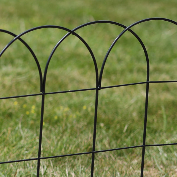 Edge Border Is Rounded Round Border Edging 3pk | Handcrafted Steel Garden Borders | 20