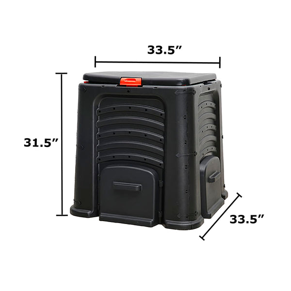 115 Gallon Capacity Composter, 33, Eco-Friendly Design, 17 Cu Ft ...