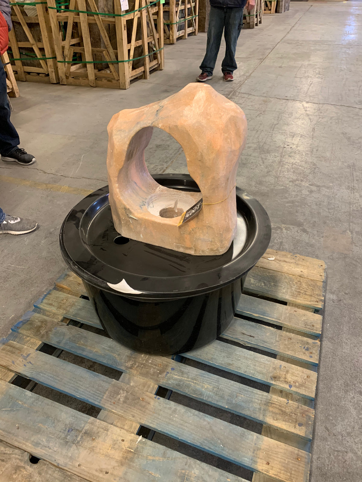 Rolling Ball Marble Fountain Kit – Complete Water Feature with Light