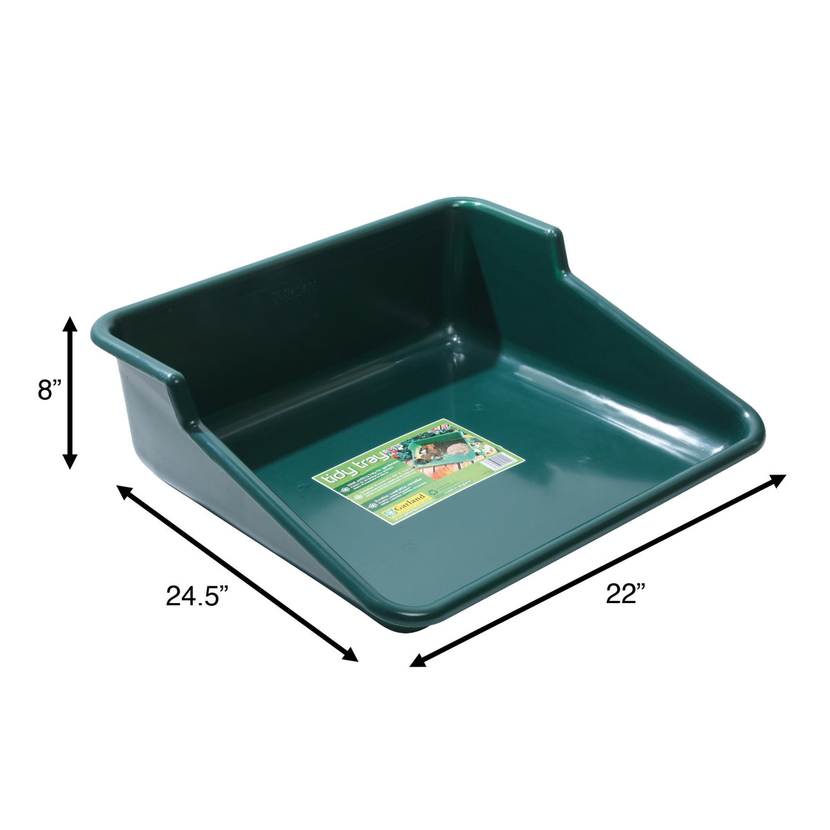 Garden Tidy Tray, Green, 24.5"L x 22"W x 8"H