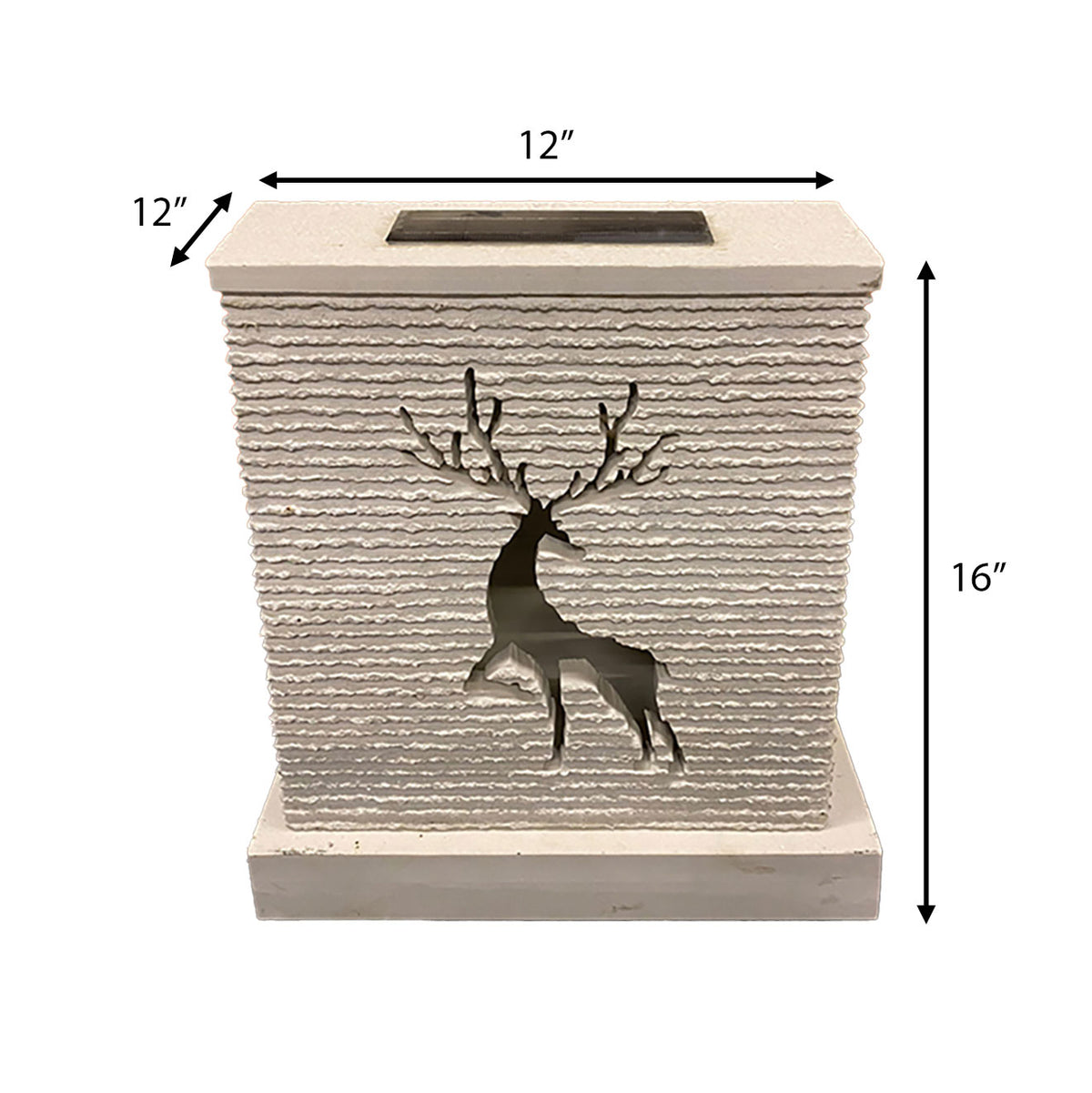 Deer Granite Solar Lantern