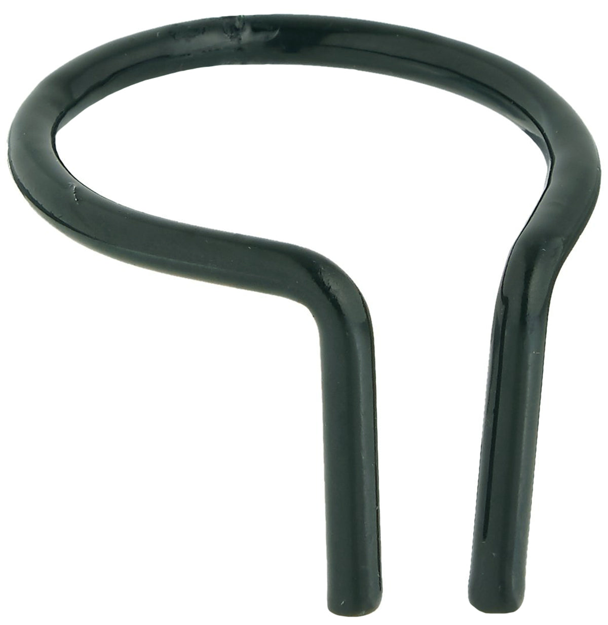 Plant Support Ring 2" Circle made of 1/4" galvanized steel with vinyl sleeve.