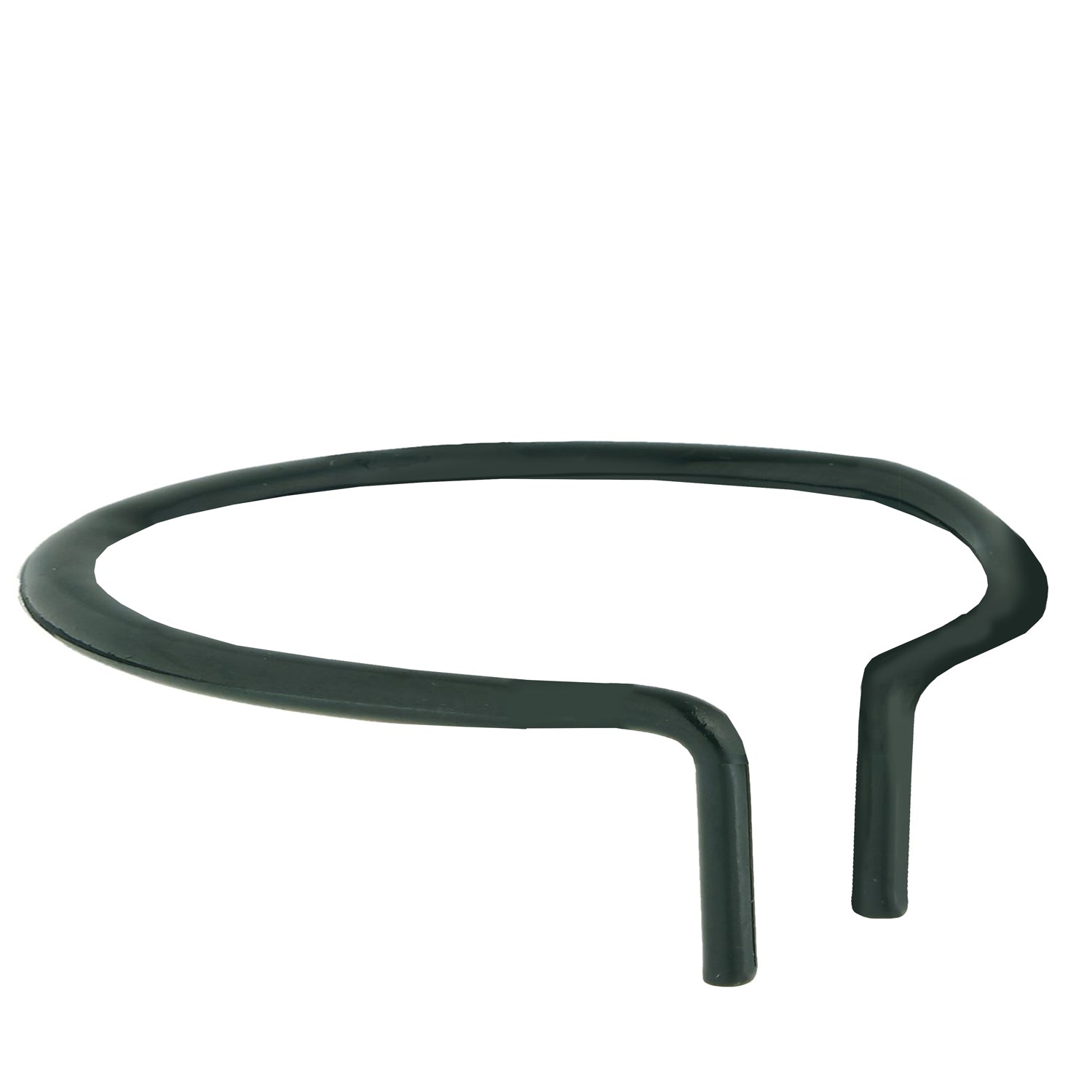 Plant Support Ring 6" Circle made of 1/4" galvanized steel with vinyl sleeve.