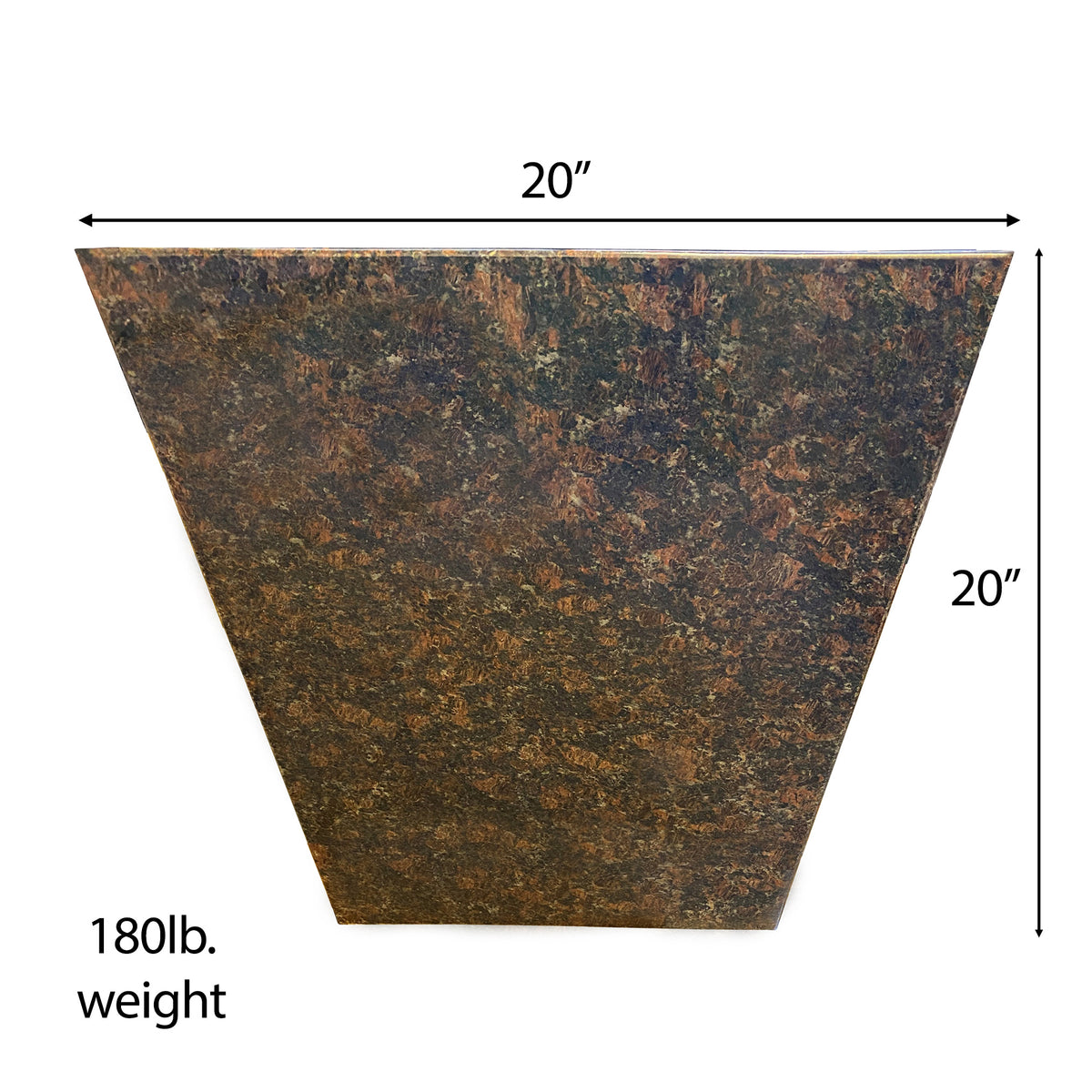 Brown Granite Planter – Small