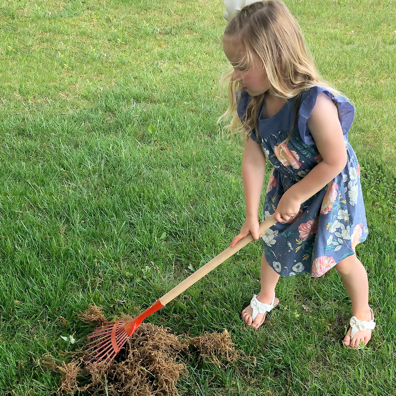 Kids Lightweight Leaf Rake | Kids Gardening – Garden Your Way - Garden ...