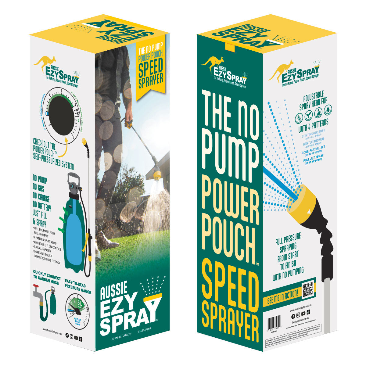 pumpless garden sprayer 1.3 Gal Pumpless, Self-Pressurized Sprayer