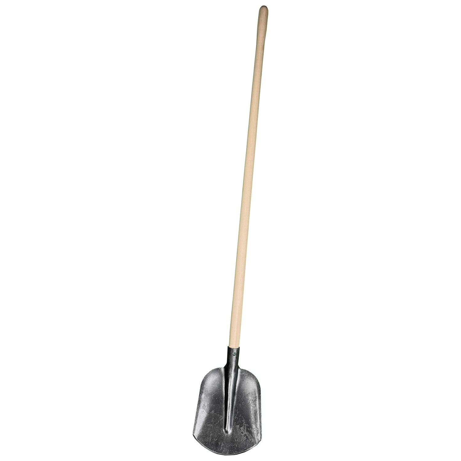 DeWit Medium Straight Handle Shovel with ash hardwood handle and forged steel head.