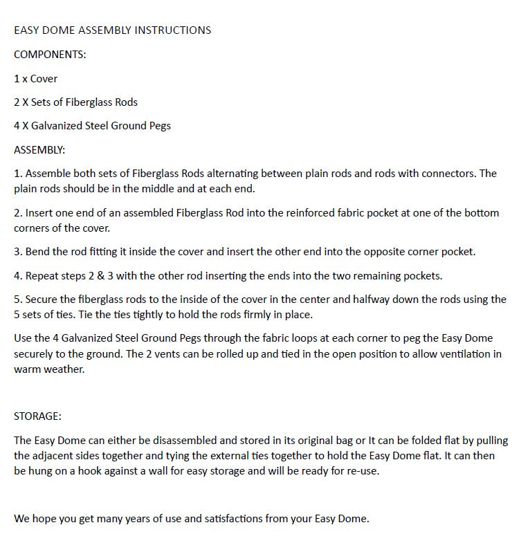 Giant Easy Net Dome Plant Protection Cloche, 36"L x 36"W x 37"H