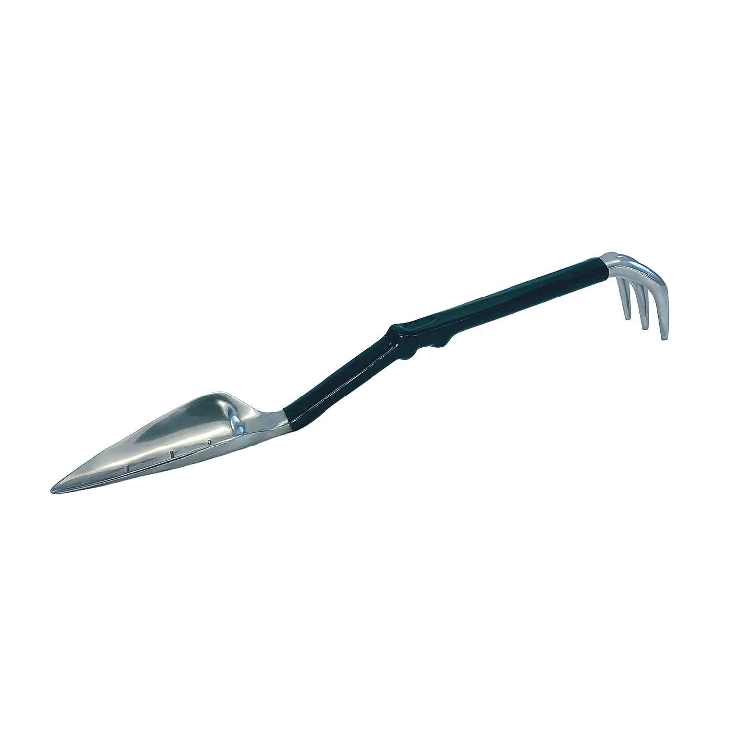 Garden Trake - Combination Trowel and Rake Garden Hand Tool with 17" Handle, Rust-Resistant Alloy, Non-Slip Grip.