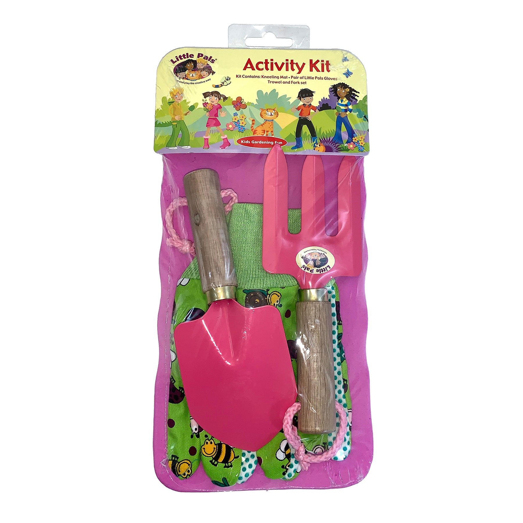 pink garden trowel Little Pals Activity Kit