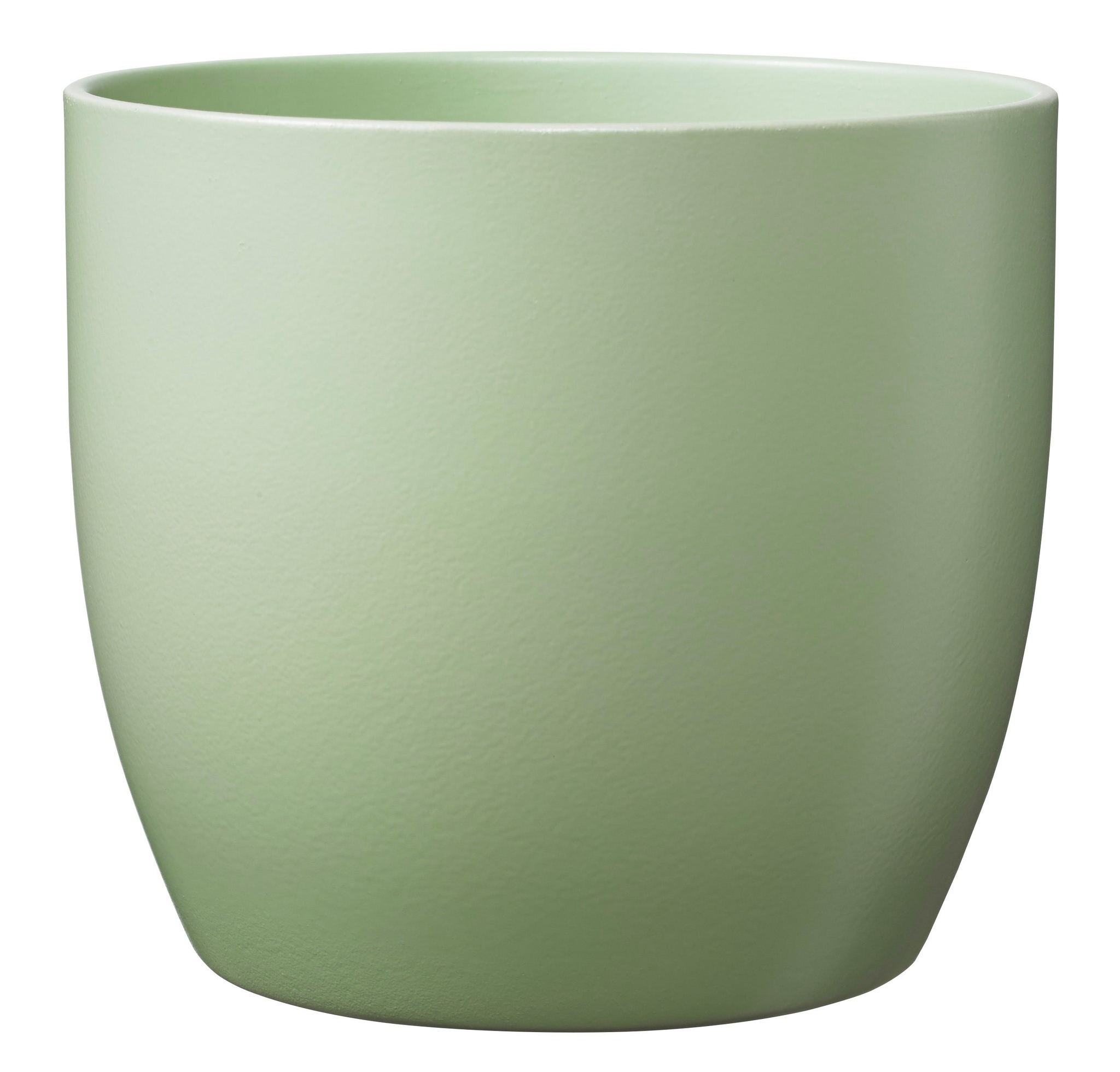matte plant pot Tierra Garden 6.3" Matte Linden Green Ceramic Basel Fashion Indoor Pot