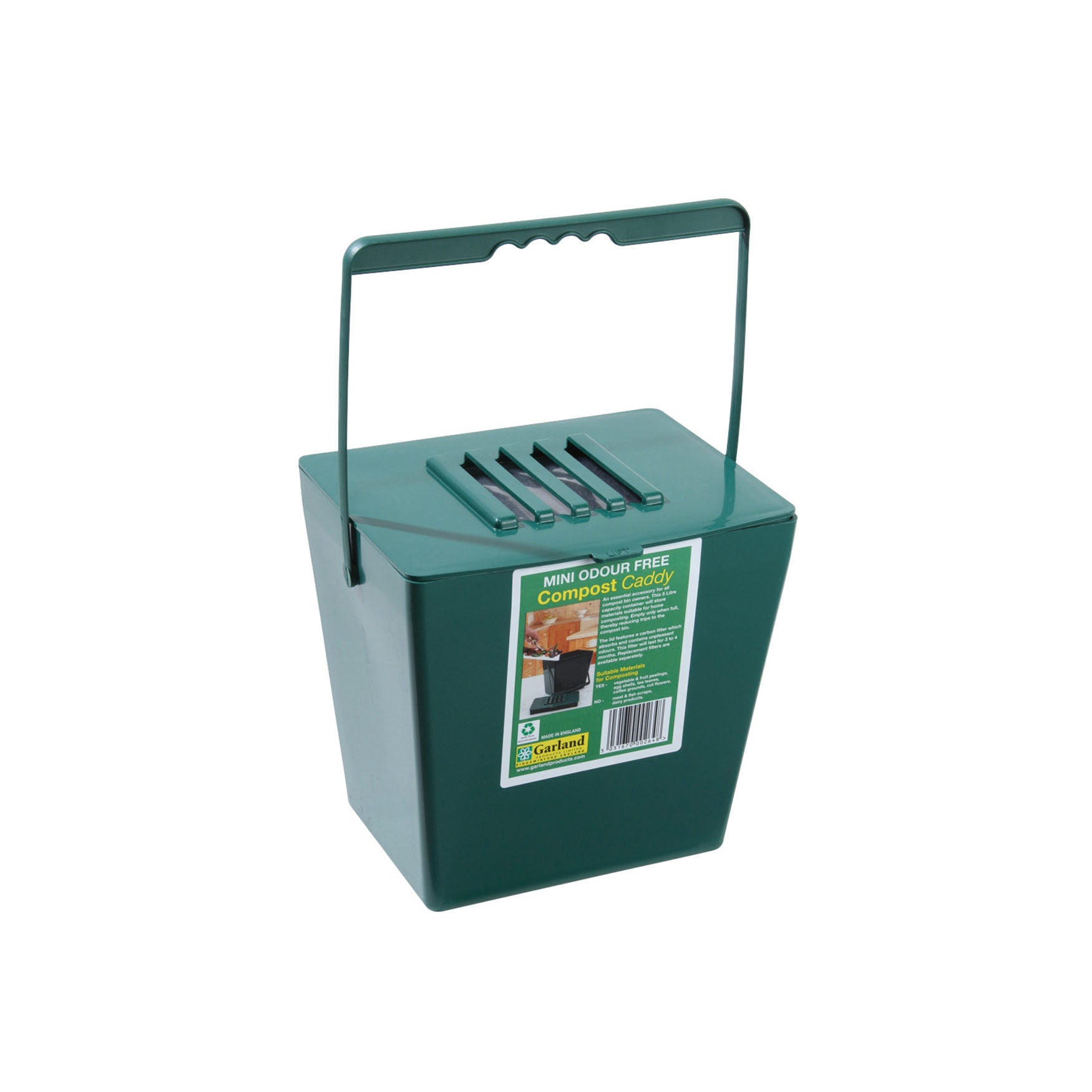 Mini Compost Caddy 1.3 Gal - Compact & Odor-Free Solution - Garden Your Way