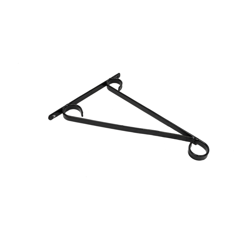 Multipurpose outdoor metal wall hook for garden décor, 0.5" W x 16" D x 14" H.