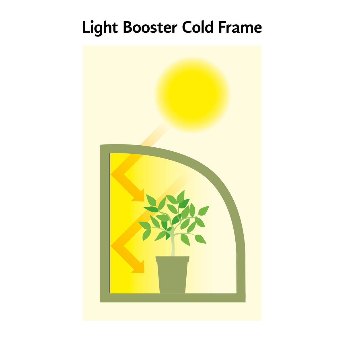 Single Light-Booster Plant House