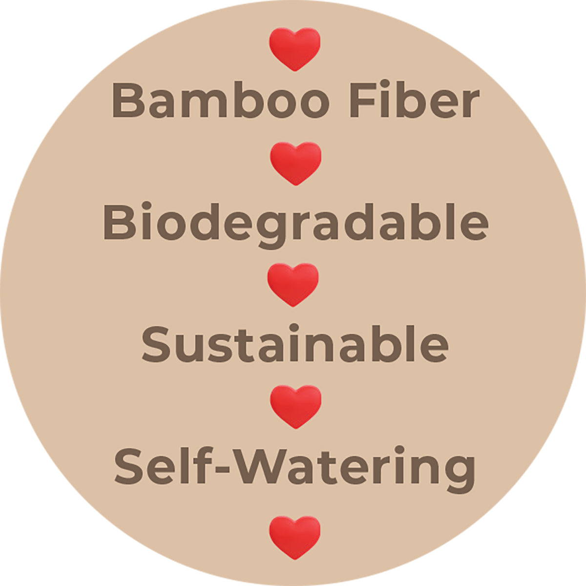 16&quot; Flowers Rectangular Self-Watering Bamboo Planter
